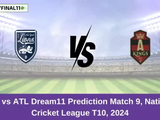 NYL vs ATL Dream11 Prediction Match 9, National Cricket League T10, 2024