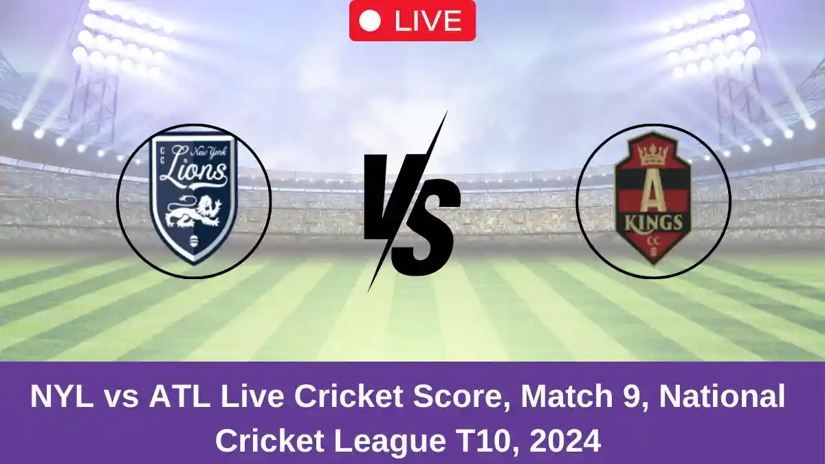 NYL vs ATL Live Cricket Score, Match 9, National Cricket League T10, 2024