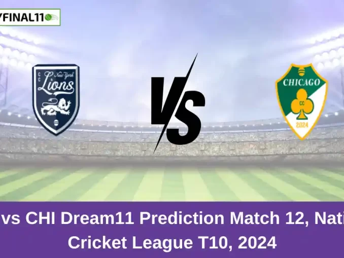 NYL vs CHI Dream11 Prediction Match 12, National Cricket League T10, 2024 (1)