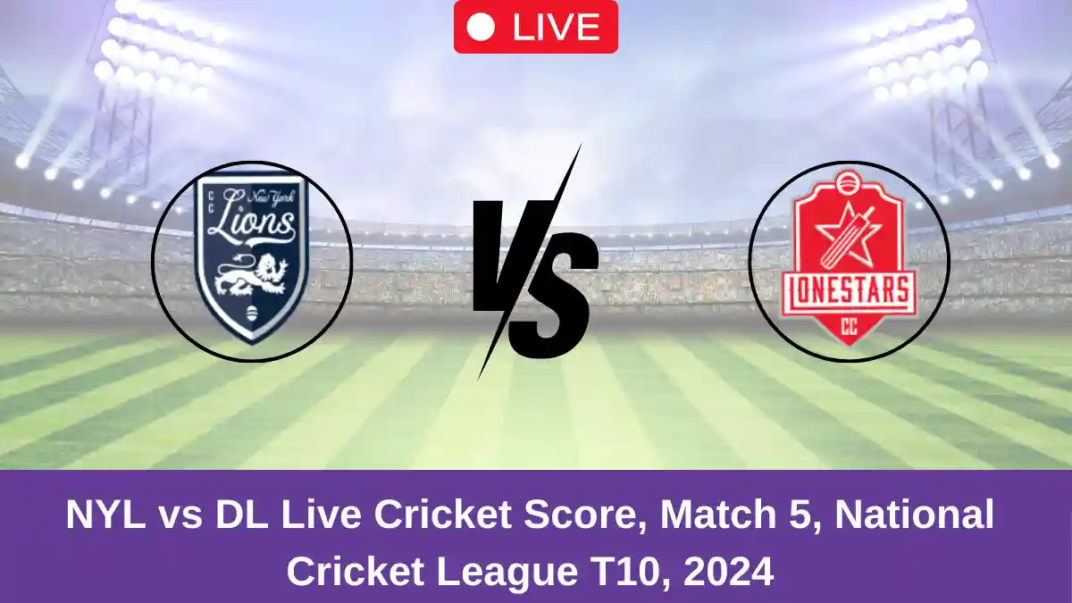 NYL vs DL Live Cricket Score, Match 5, National Cricket League T10, 2024