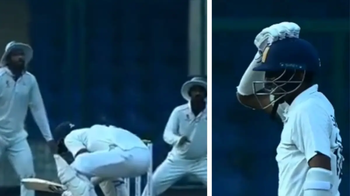 Navdeep Saini's "Fake Injury" Drama in Ranji Trophy Match Goes Viral