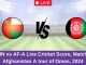 OMN vs AF-A Live Cricket Score, Match 2, Afghanistan A tour of Oman, 2024