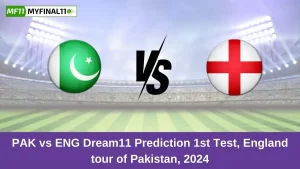 PAK vs ENG Dream11 Prediction 1st Test, England tour of Pakistan, 2024