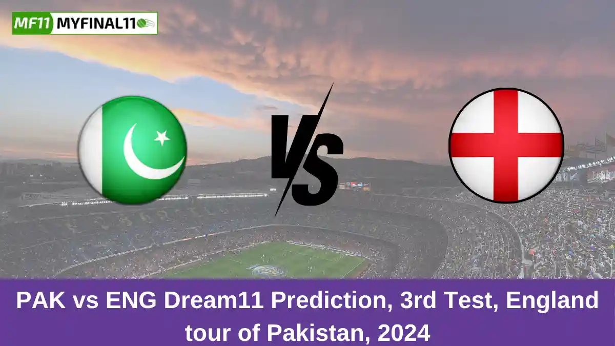 PAK vs ENG Dream11 Prediction, 3rd Test, England tour of Pakistan, 2024 (1)