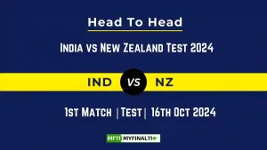 IND vs NZ Player Battle, Head to Head Team Stats, Team Record - India vs New Zealand Test 2024