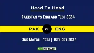 PAK vs ENG Player Battle, Head to Head Team Stats, Team Record - Pakistan vs England Test 2024