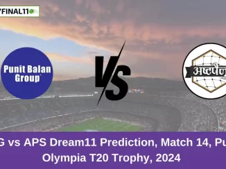 PBG vs APS Dream11 Prediction, Match 14, Pune Olympia T20 Trophy, 2024