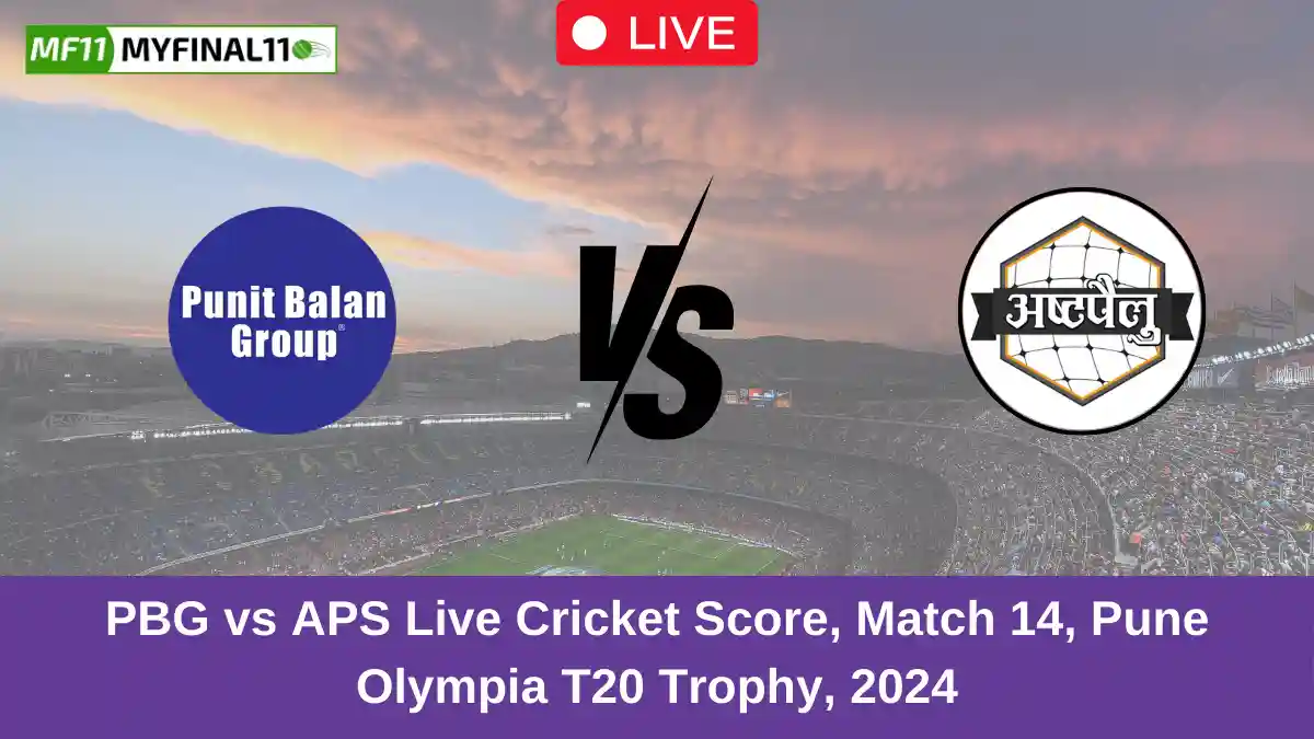 PBG vs APS Live Cricket Score, Match 14, Pune Olympia T20 Trophy, 2024