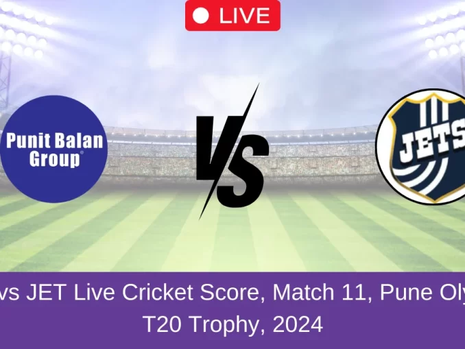 PBG vs JET Live Cricket Score, Match 11, Pune Olympia T20 Trophy, 2024