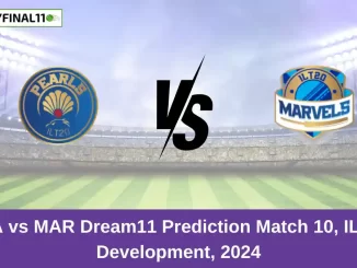 PEA vs MAR Dream11 Prediction Match 10, ILT20 Development, 2024