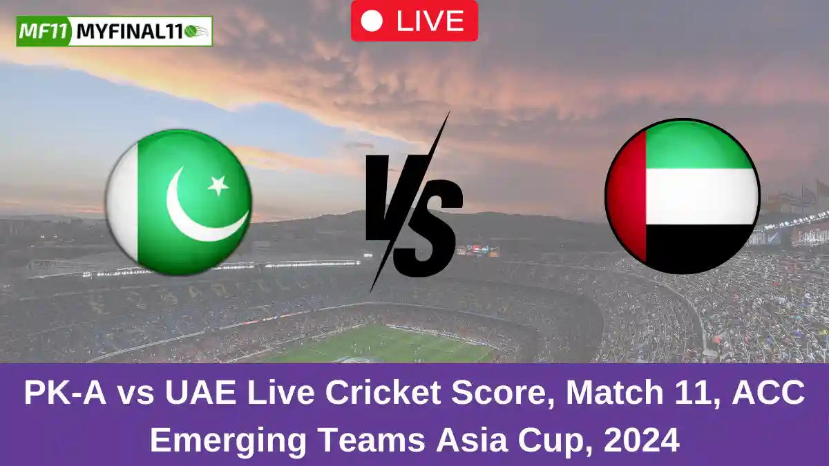 PK-A vs UAE Live Cricket Score, Match 11, ACC Emerging Teams Asia Cup, 2024 (1)