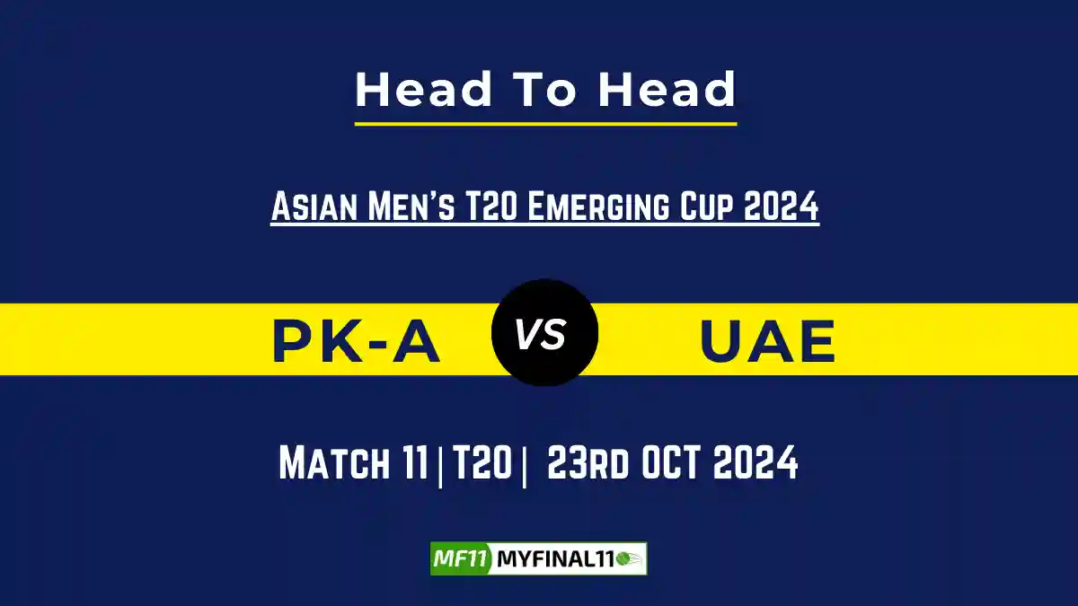 PK-A vs UAE Player Battle, Head to Head Team Stats, Player Record ICC Women's T20 World Cup Warm-up Matches- 10th Match