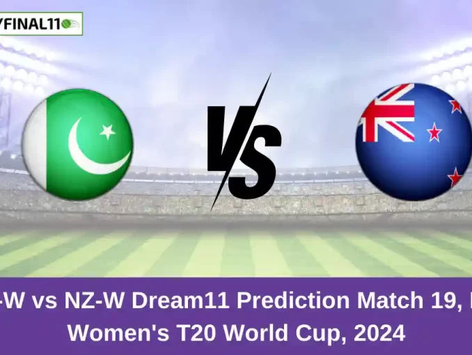 PK-W vs NZ-W Dream11 Prediction Match 19, ICC Women's T20 World Cup, 2024