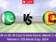 PK-W vs SL-W Live Cricket Score, Match 2, ICC Women's T20 World Cup, 2024