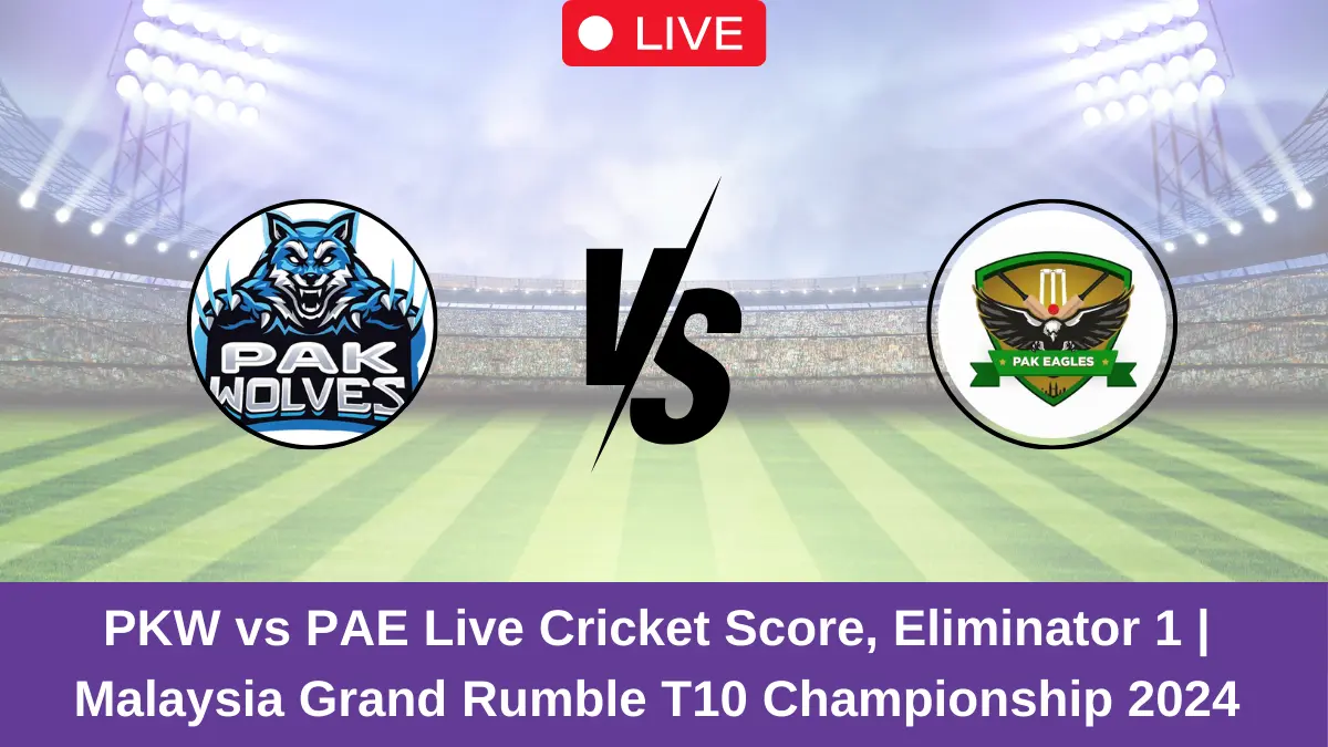 PKW vs PAE Live Cricket Score, Eliminator 1 Malaysia Grand Rumble T10 Championship 2024