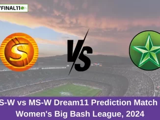 PS-W vs MS-W Dream11 Prediction Match 3, Women's Big Bash League, 2024