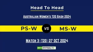 PS-W vs MS-W Player Battle, Head to Head Team Stats, Team Record - Dream11 ECC T10 2024