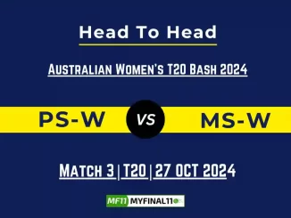 PS-W vs MS-W Player Battle, Head to Head Team Stats, Team Record - Dream11 ECC T10 2024