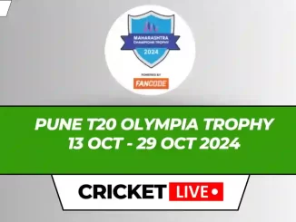 Pune T20 Olympia Trophy Live Score, Matches, Scorecard, Results, Points Table 2024