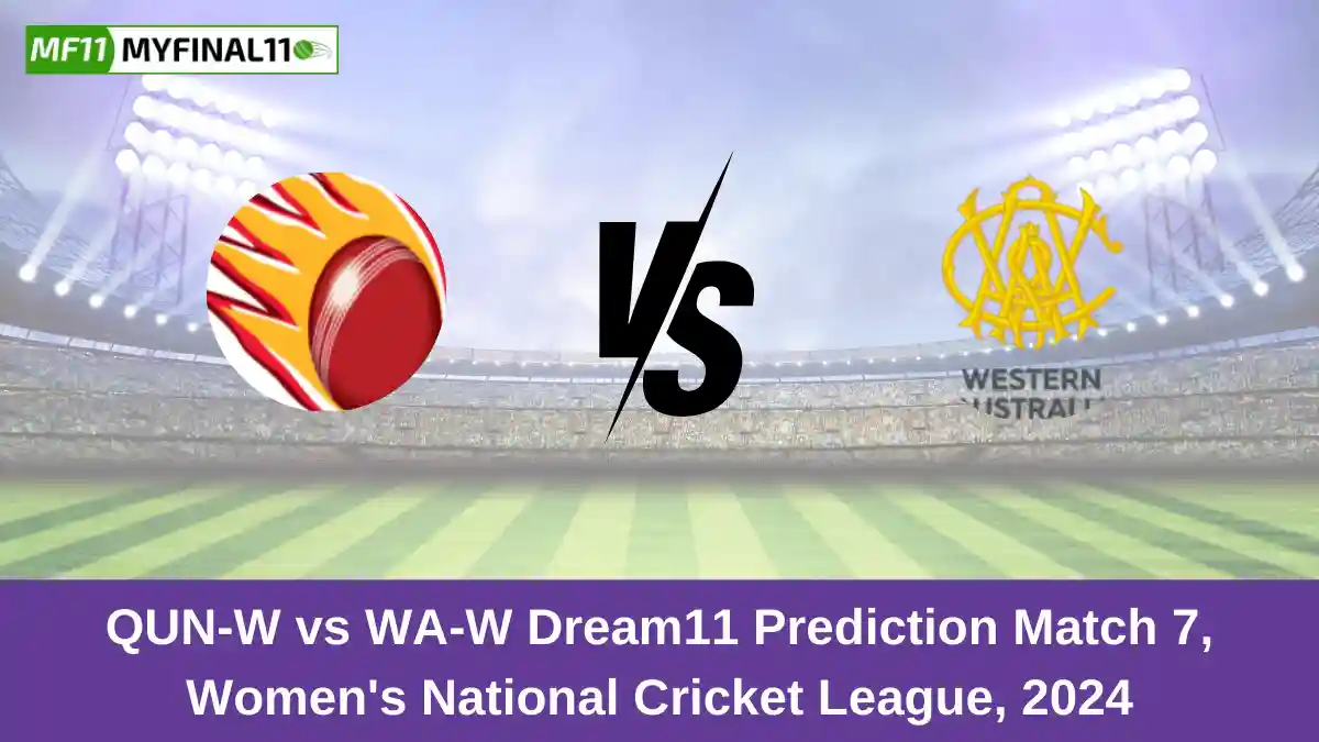 QUN-W vs WA-W Dream11 Prediction Match 7, Women's National Cricket League, 2024 (1)