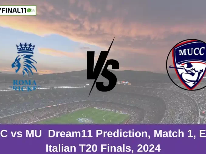 RCC vs MU Dream11 Prediction, Match 1, ECN Italian T20 Finals, 2024