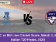 RCC vs MU Live Cricket Score, Match 1, ECN Italian T20 Finals, 2024