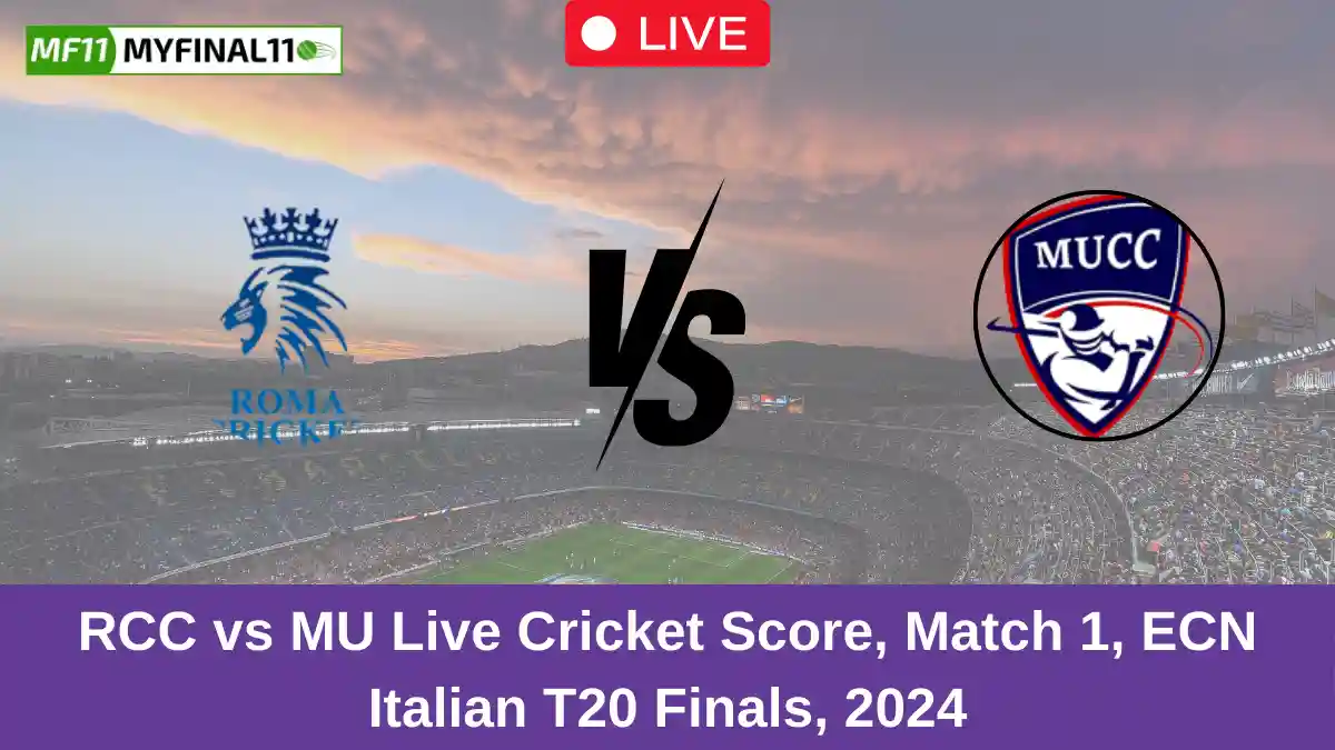 RCC vs MU Live Cricket Score, Match 1, ECN Italian T20 Finals, 2024