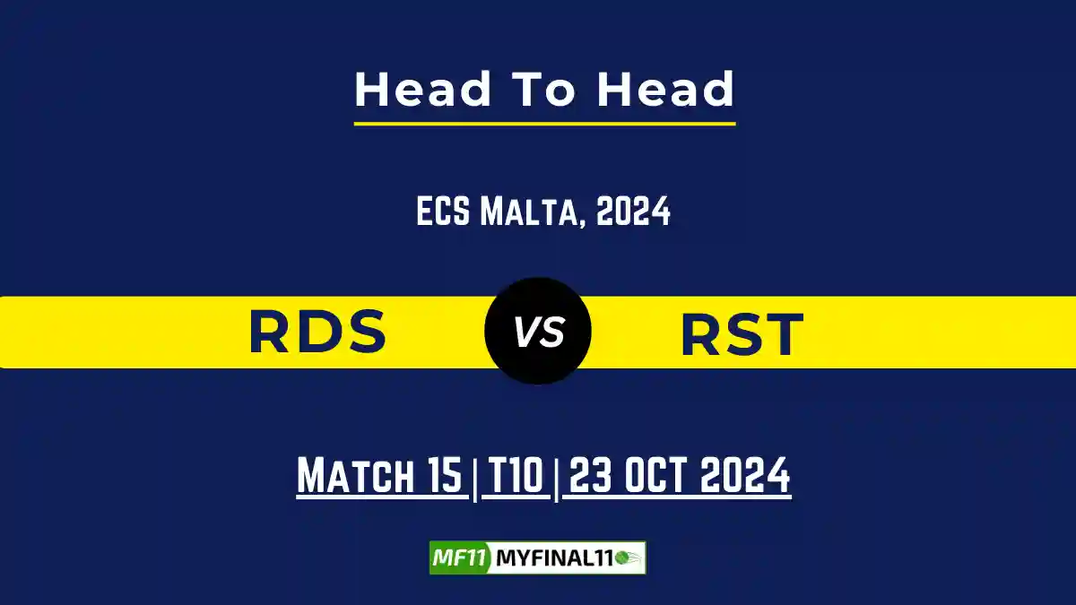 RDS vs RST Player Battle, Head to Head Team Stats, Player Record