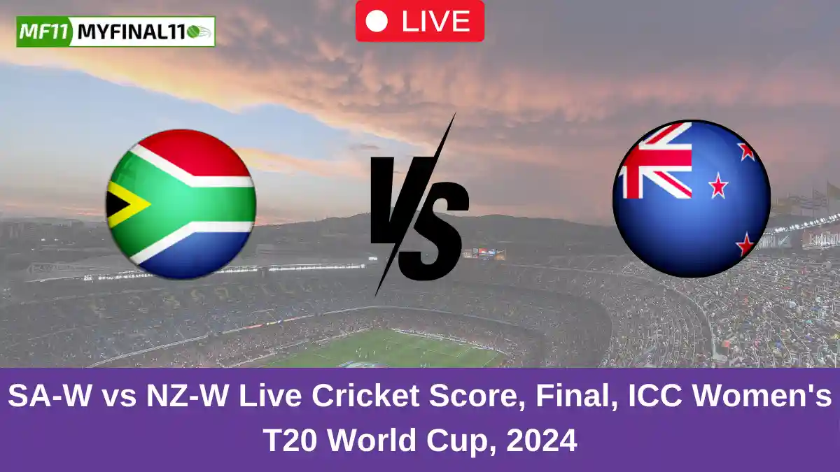 SA-W vs NZ-W Live Cricket Score, Final, ICC Women's T20 World Cup, 2024