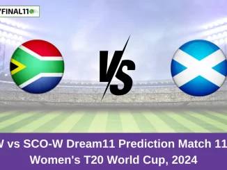 SA-W vs SCO-W Dream11 Prediction Match 11, ICC Women's T20 World Cup, 2024