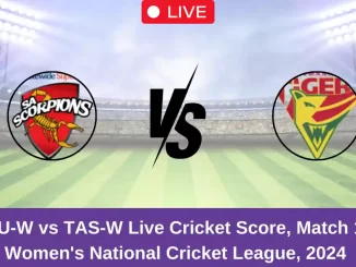 SAU-W vs TAS-W Live Cricket Score, Match 12, Women's National Cricket League, 2024