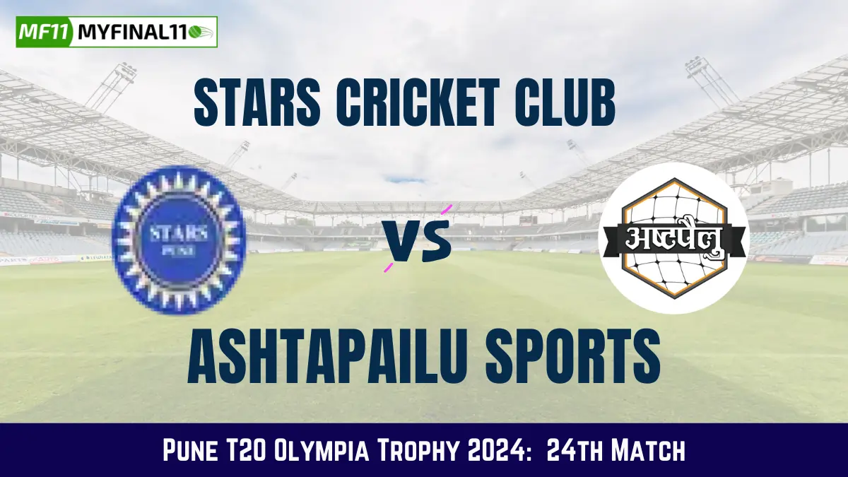 SCC vs APS Dream11 Prediction Today: Match 24 Pitch Report, and Key Player | Pune Olympia T20 Trophy 2024