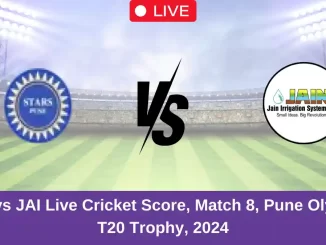 SCC vs JAI Live Cricket Score, Match 8, Pune Olympia T20 Trophy, 2024