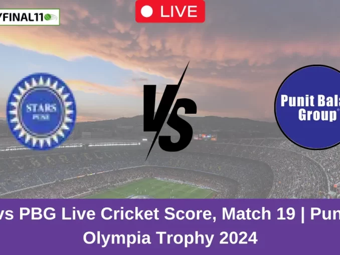 SCC vs PBG Live Cricket Score, Match 19 Pune T20 Olympia Trophy 2024