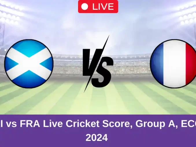 SCO-XI vs FRA Live Cricket Score, Group A, ECC T10, 2024