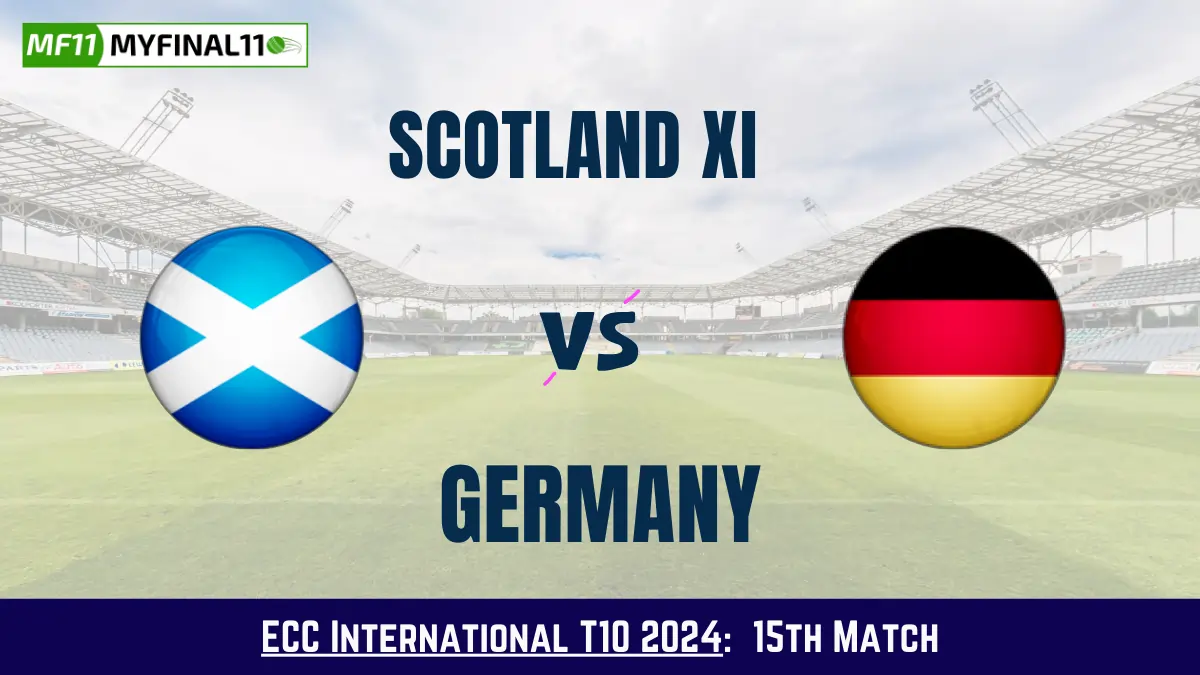 SCO-XI vs GER Dream11 Prediction Today: Match 15 Pitch Report, and Key Player | ECC International T10 2024