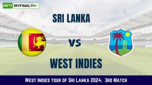 SL vs WI Dream11 Prediction Today: 3rd ODI Pitch Report, and Key Player | West Indies tour of Sri Lanka 2024