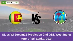 SL vs WI Dream11 Prediction 2nd ODI, West Indies tour of Sri Lanka, 2024