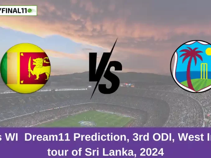 SL vs WI Dream11 Prediction, 3rd ODI, West Indies tour of Sri Lanka, 2024