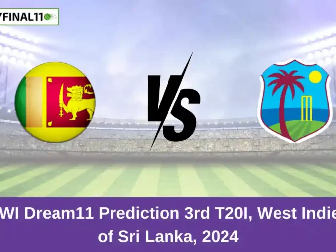 SL vs WI Dream11 Prediction 3rd T20I, West Indies tour of Sri Lanka, 2024