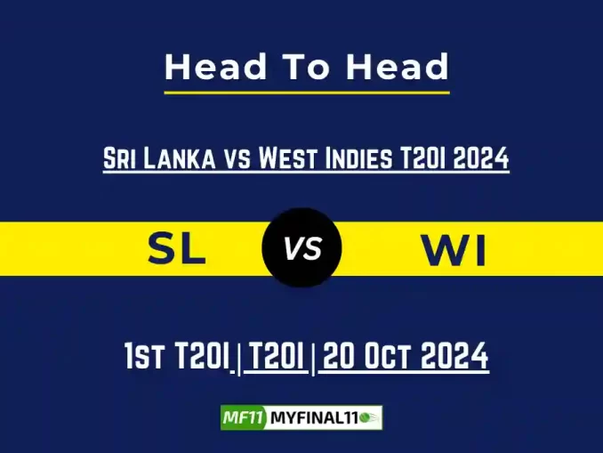 SL vs WI Player Battle, Head to Head Team Stats, Player Record (2)