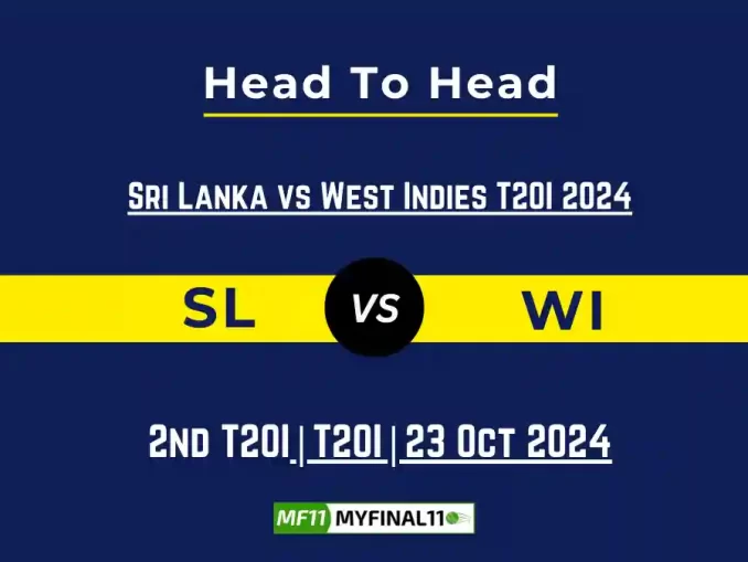 SL vs WI Player Battle, Head to Head Team Stats, Player Record (3)