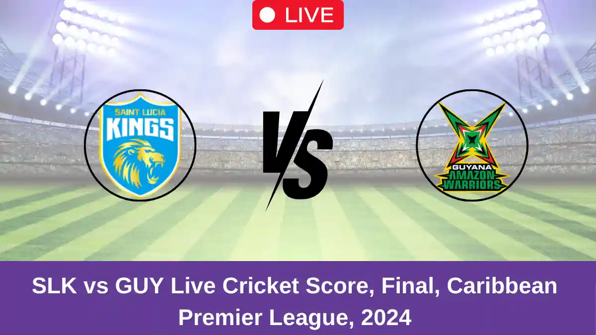 SLK vs GUY Live Score Scorecard, Ball by Ball Commentary Final