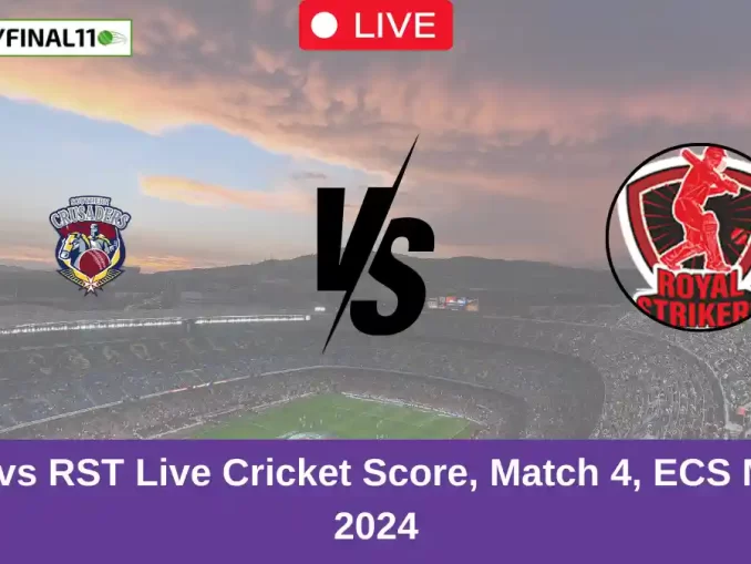 SOC vs RST Live Cricket Score, Match 4, ECS Malta, 2024