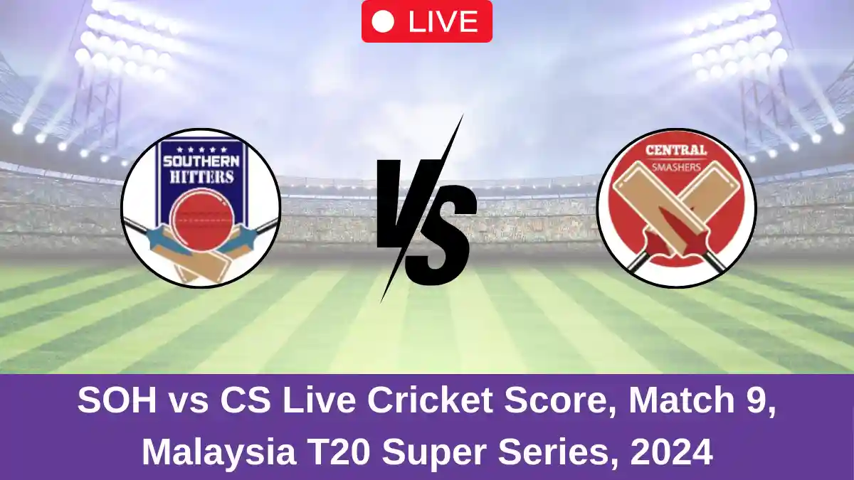 SOH vs CS Live Cricket Score, Match 9, Malaysia T20 Super Series, 2024