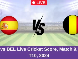 SPA vs BEL Live Cricket Score, Match 9, ECC T10, 2024