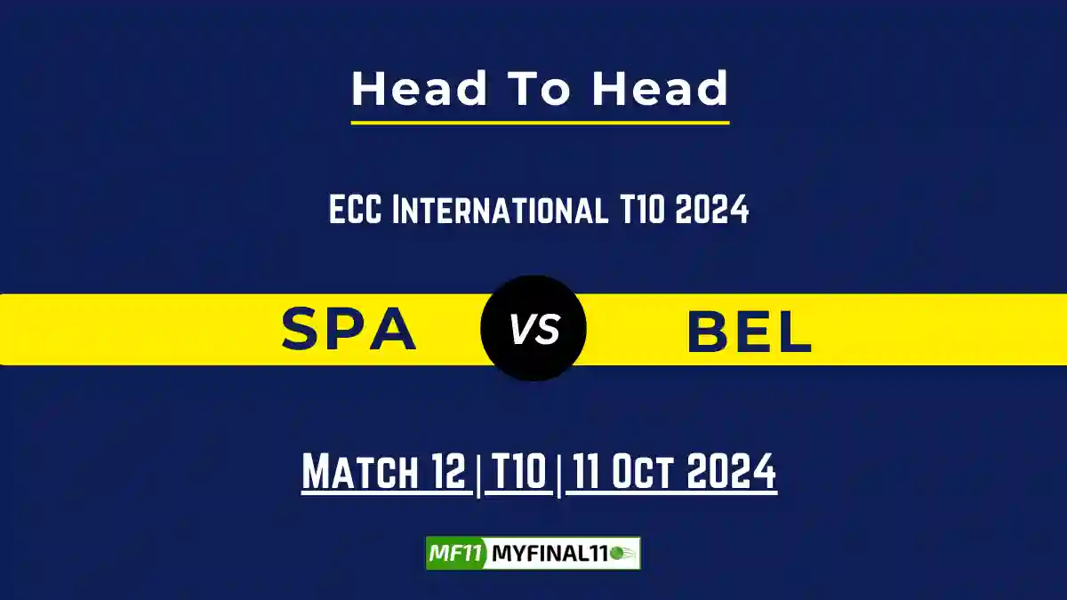 SPA vs BEL Player Battle, Head to Head Team Stats, Player Record (1)