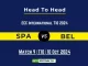 SPA vs BEL Player Battle, Head to Head Team Stats, Player Record