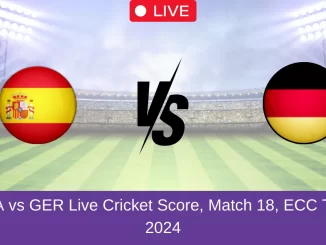 SPA vs GER Live Cricket Score, Match 18, ECC T10, 2024