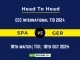 SPA vs GER Player Battle, Head to Head Team Stats, Player Record ECC International T10- 18th Match